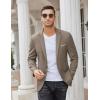 imageCOOFANDY Mens Casual Blazer Slim Fit Sport Coats One Button Business Suit JacketKhaki