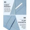 imageCOOFANDY Mens Casual Blazer Slim Fit Sport Coats One Button Business Suit JacketLight Blue