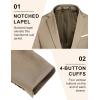 imageCOOFANDY Mens Casual Blazer Slim Fit Sport Coats One Button Business Suit JacketLight Khaki