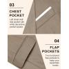 imageCOOFANDY Mens Casual Blazer Slim Fit Sport Coats One Button Business Suit JacketLight Khaki