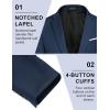imageCOOFANDY Mens Casual Blazer Slim Fit Sport Coats One Button Business Suit JacketRoyal Blue