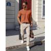imageCOOFANDY Mens Cotton Henley TShirts Short Sleeve Button Casual Basic Tees Work Shirts with Split SideCaramel