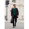 imageCOOFANDY Mens Crewneck Sweater Dress Long Sleeve Pullover Sweater Knit Lightweight SweatersGreen