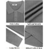 imageCOOFANDY Mens Knit Polo Sweater Long Sleeve Polo Sweaters Casual Knitted Button Collar Pullover SweaterDark Grey