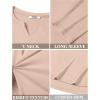 imageCOOFANDY Mens Long Sleeve Muscle T Shirts Casual VNeck Slim Fit Longline Ribbed Shirts Stretch Tee ShirtsBeige