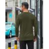 imageCOOFANDY Mens Long Sleeve T Shirts Casual Crew Neck Tee Shirts Lightweight Soft Pullover TopsArmy Green