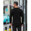 imageCOOFANDY Mens Long Sleeve T Shirts Casual Crew Neck Tee Shirts Lightweight Soft Pullover TopsBlack