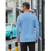 imageCOOFANDY Mens Long Sleeve T Shirts Casual Crew Neck Tee Shirts Lightweight Soft Pullover TopsLight Blue