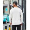 imageCOOFANDY Mens Long Sleeve T Shirts Casual Crew Neck Tee Shirts Lightweight Soft Pullover TopsWhite