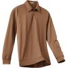 imageCOOFANDY Mens Polo Shirts 2025 Long Sleeve Casual Golf Shirts Light Weight Moisture Wicking Pullover ShirtsBrown