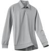 imageCOOFANDY Mens Polo Shirts 2025 Long Sleeve Casual Golf Shirts Light Weight Moisture Wicking Pullover ShirtsLight Grey