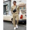imageCOOFANDY Mens Tracksuit 2 Piece Sweatsuit Set Long Sleeve Pullover Athletic Suit For Sports Casual Fitness JoggingKhaki