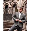 imageCOOFANDY Mens Blazer Casual Sport Coats Slim Fit One Button Suit Jacket Lightweight Sports JacketSoft Grey