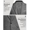 imageCOOFANDY Mens Blazer Casual Sport Coats Slim Fit One Button Suit Jacket Lightweight Sports JacketSoft Grey