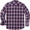 imageCOOFANDY Mens Flannel Plaid Shirts Long Sleeve Casual Button Down Shirt with PocketsBlack Pink Plaid