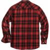 imageCOOFANDY Mens Flannel Plaid Shirts Long Sleeve Casual Button Down Shirt with PocketsRed Black Plaid