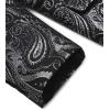 imageCOOFANDY Mens Floral Tuxedo Jacket Paisley Shawl Lapel Suit Blazer Jacket for DinnerPromWeddingBlacksilver