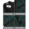 imageCOOFANDY Mens Floral Tuxedo Suit Jacket Slim Fit Dinner Jacket Party Prom Wedding Blazer JacketsGreen