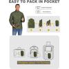 imageCOOFANDY Mens Puffer Jacket Packable Lightweight Jackets Winter Coat Windproof Zipper Down JacketArmy Green