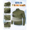 imageCOOFANDY Mens Puffer Jacket Packable Lightweight Jackets Winter Coat Windproof Zipper Down JacketArmy Green