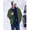 imageCOOFANDY Mens Puffer Jacket Packable Lightweight Jackets Winter Coat Windproof Zipper Down JacketArmy Green