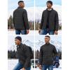 imageCOOFANDY Mens Puffer Jacket Packable Lightweight Jackets Winter Coat Windproof Zipper Down JacketBlack
