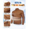 imageCOOFANDY Mens Puffer Jacket Packable Lightweight Jackets Winter Coat Windproof Zipper Down JacketLight Brown