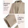 imageCOOFANDY Mens Sport Coat Casual Blazer One Button Business Suit JacketLight Khaki