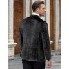 imageCOOFANDY Mens Velvet Blazer Notched Lapel Velour Suit Jacket One Button Tuxedo Jackets for Wedding Prom Party DinnerBlack Paisley