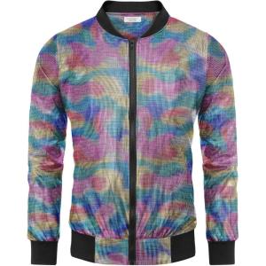 imageCOOFANDY Mens Metallic Jacket 70s Disco Dance Party Costume Shiny Varsity Zipper Baseball Bomber JacketLaser Gold