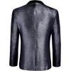 imageCOOFANDY Mens Tuxedo Jacket Slim Fit Shawl Lapel Blazer One Button Suit Jackets for Party Prom Wedding DinnerPat2black