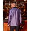 imageCOOFANDY Mens Tuxedo Jacket Slim Fit Shawl Lapel Blazer One Button Suit Jackets for Party Prom Wedding DinnerShiny Purple