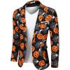 Halloween Blazer - Pumpkin & Bat