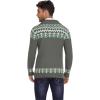imageCOOFANDY Mens Christmas Cardigans Ugly Xmas Sweaters Reindeer Snowflake Shawl Collar Knitted Cardigan SweaterGraygreenwhite