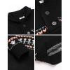imageCOOFANDY Mens Christmas Sweater Ugly Knitted Xmas Sweaters Casual Snowflake Pullover KnitwearBlack Pumpkin