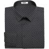 imageCOOFANDY Mens Dress Shirts Wrinkle Free Long Sleeve Button Down Shirts Formal Business ShirtWhite Patterned Black
