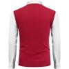 imageCOOFANDY Mens Sleeveless Sweater Vest Lightweight VNeck Cotton Vest PulloverChristmas Tree  Red