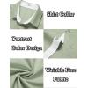 imageCOOFANDY Mens Short Sleeve Button Down Shirts Casual Summer Dress Untucked ShirtsLight Green