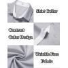 imageCOOFANDY Mens Short Sleeve Button Down Shirts Casual Summer Dress Untucked ShirtsLight Grey
