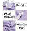 imageCOOFANDY Mens Short Sleeve Button Down Shirts Casual Summer Dress Untucked ShirtsLilac