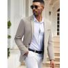 imageCOOFANDY Mens Casual Blazers Sport Coats Slim Fit Cotton Sport Jackets 1 Button Lightweight Suit JacketsB Light Grey