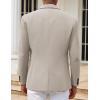 imageCOOFANDY Mens Casual Blazers Sport Coats Slim Fit Cotton Sport Jackets 1 Button Lightweight Suit JacketsB Light Grey