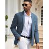 imageCOOFANDY Mens Casual Blazers Sport Coats Slim Fit Cotton Sport Jackets 1 Button Lightweight Suit JacketsB Royal Blue