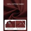 imageCOOFANDY Mens Casual Blazers Sport Coats Slim Fit Cotton Sport Jackets 1 Button Lightweight Suit JacketsB Wine Red