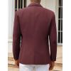 imageCOOFANDY Mens Casual Blazers Sport Coats Slim Fit Cotton Sport Jackets 1 Button Lightweight Suit JacketsB Wine Red