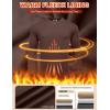imageCOOFANDY Mens Fleece Crewneck Sweatshirt Casual Long Sleeve Pullover Fall Winter Warm Sweatshirts Fashion PulloversBrown