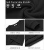 imageCOOFANDY Mens Fleece Crewneck Sweatshirt Cotton Long Sleeve Pullover Casual Thermal ShirtsBlack
