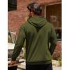 imageCOOFANDY Mens Hoodie Casual Drawstring Athletic Hoodies Hooded Pullover Sweatshirts with PocketBarmy Green