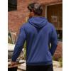 imageCOOFANDY Mens Hoodie Casual Drawstring Athletic Hoodies Hooded Pullover Sweatshirts with PocketBlue