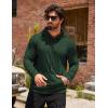 imageCOOFANDY Mens Hoodie Casual Drawstring Athletic Hoodies Hooded Pullover Sweatshirts with PocketDark Green